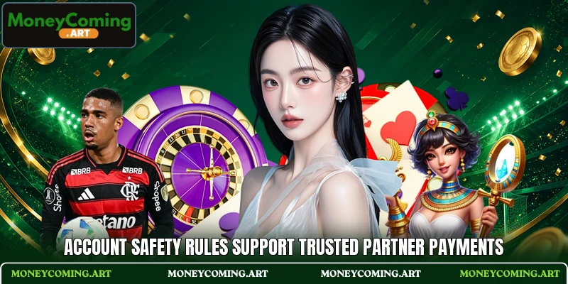 Account safety rules support trusted partner payments Account safety rules support trusted partner payments