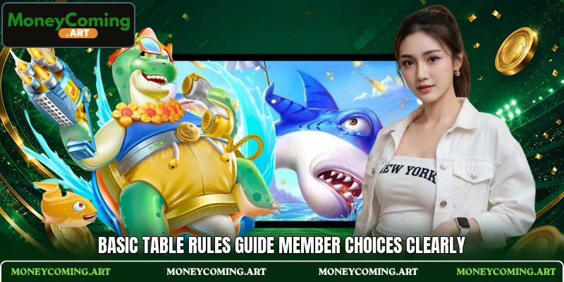 Basic table rules guide member choices clearly Basic table rules guide member choices clearly