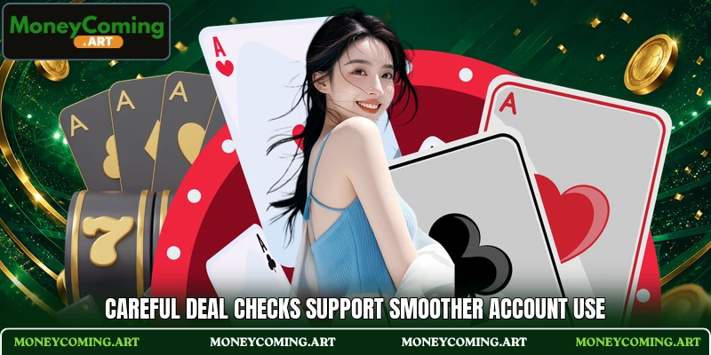 Careful deal checks support smoother account use
