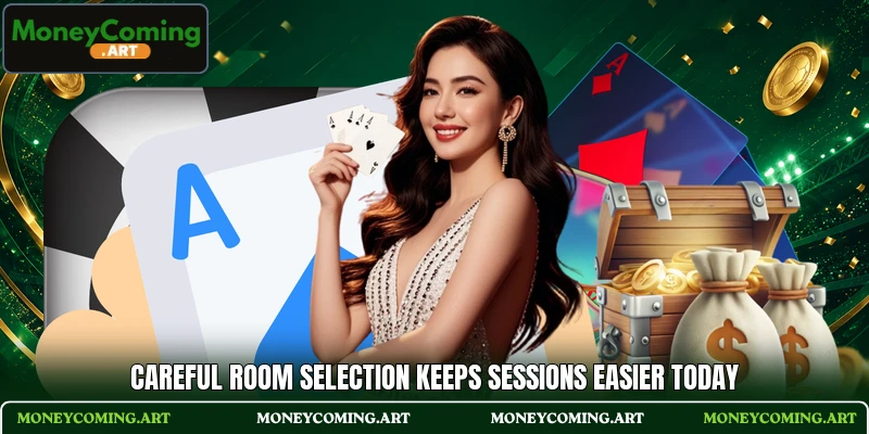 Careful room selection keeps sessions easier today