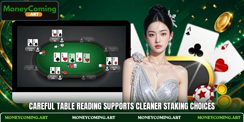 Careful table reading supports cleaner staking choices