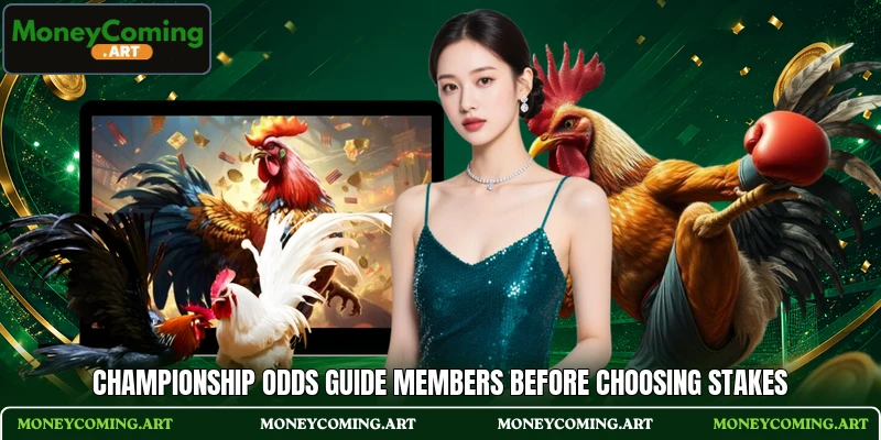 Championship odds guide members before choosing stakes Championship odds guide members before choosing stakes