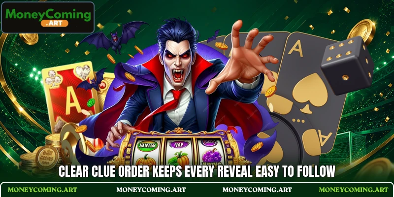 Clear clue order keeps every reveal easy to follow