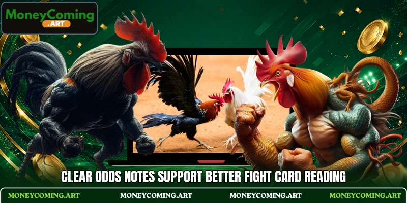 Clear odds notes support better fight card reading Clear odds notes support better fight card reading