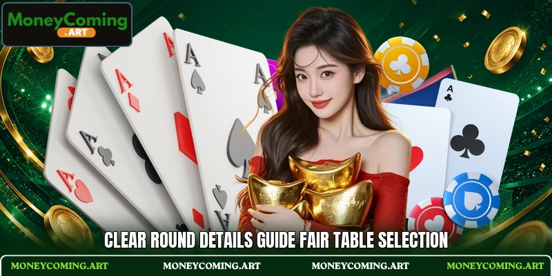 Clear round details guide fair table selection