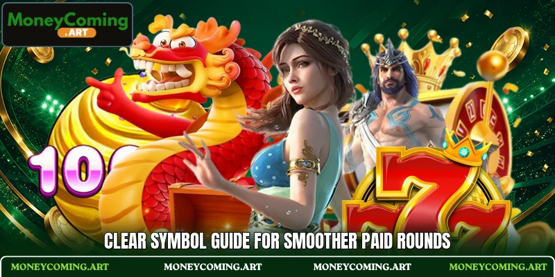 Clear symbol guide for smoother paid rounds