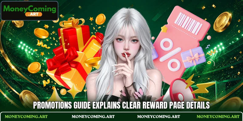 Promotions guide explains clear reward page details